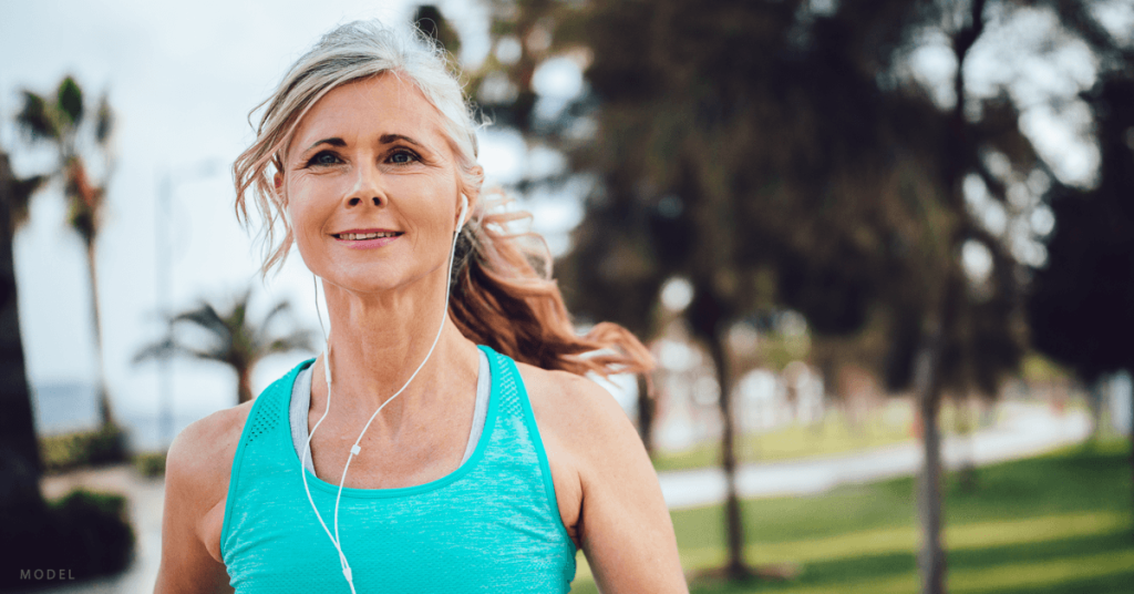 Woman running