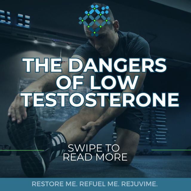 ❌DANGERS OF LOW TESTOSTERONE❌

Swipe to see the dangers of low testosterone! Experiencing any of these symptoms? Call our office at 225.960.1580!💪🏼💉📲

#Rejuvime #Louisiana #hormones #wellness #testoserone #TRT #HRT #lowtestosterone #lowtestosteronelevels #therapy #hearthealth #dangers #risk #insulin